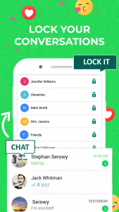 اسکرین شات برنامه Chat Locker for WhatsApp 1