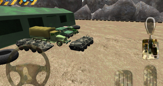 اسکرین شات بازی Army parking 3D - Parking game 1