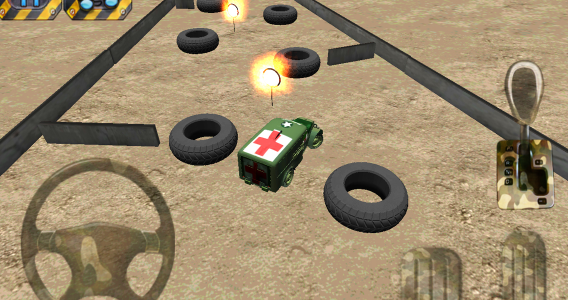 اسکرین شات بازی Army parking 3D - Parking game 2