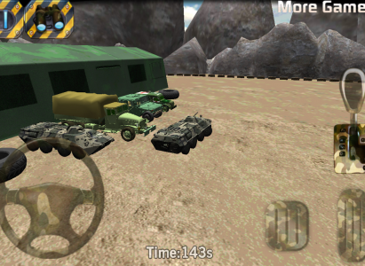 اسکرین شات بازی Army parking 3D - Parking game 4