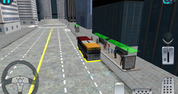 اسکرین شات بازی City Bus Driving 3D Simulator 2