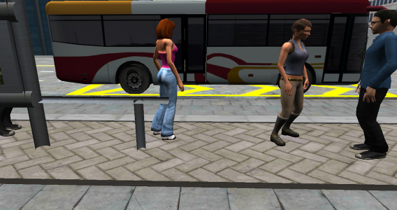 اسکرین شات بازی City Bus Driving 3D Simulator 3
