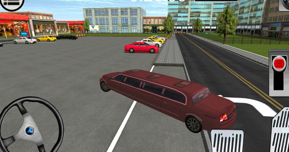 اسکرین شات بازی Limousine City Parking 3D 2