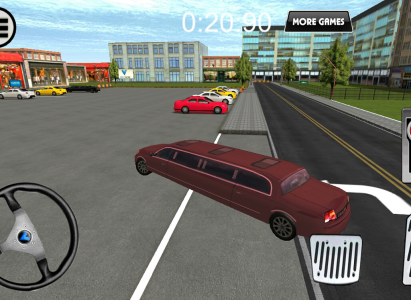 اسکرین شات بازی Limousine City Parking 3D 6