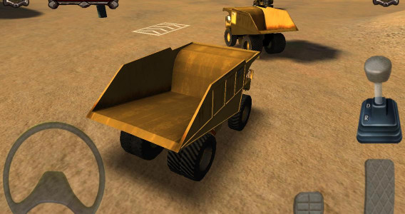 اسکرین شات بازی Mining Truck Parking Simulator 1