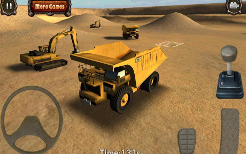 اسکرین شات بازی Mining Truck Parking Simulator 8