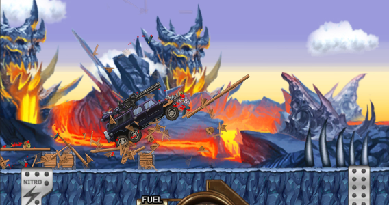 اسکرین شات بازی Monster Car Hill Racer 4