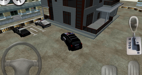 اسکرین شات بازی 3D Police Car Parking 1