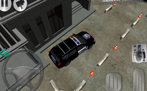 اسکرین شات بازی 3D Police Car Parking 8