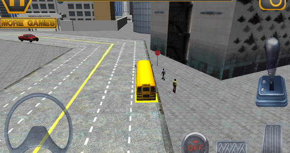 اسکرین شات بازی Schoolbus Driving 3D Simulator 1