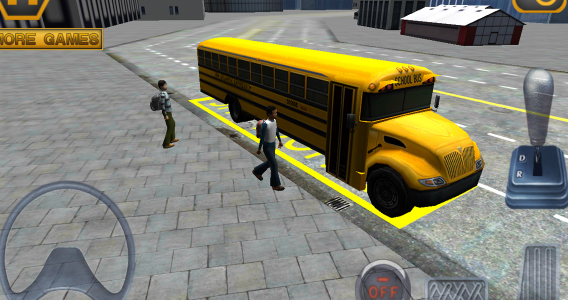 اسکرین شات بازی Schoolbus Driving 3D Simulator 2