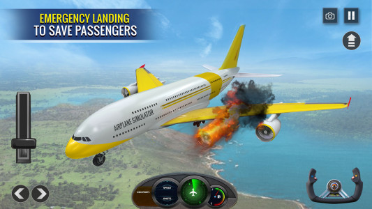 اسکرین شات بازی Flight Simulator: Plane Games 2