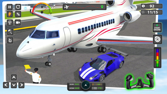 اسکرین شات بازی Airplane Pilot Car Transporter 7