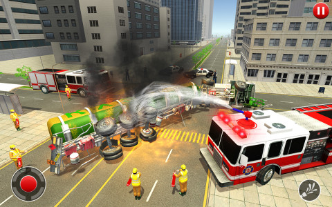 اسکرین شات بازی Fire Truck Driving Simulator 5