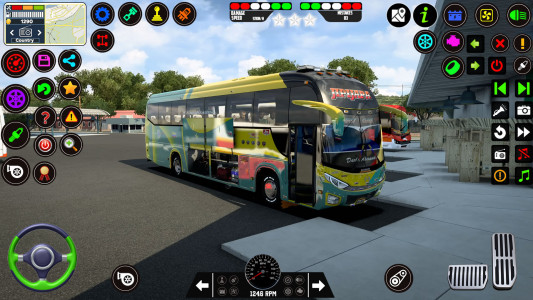 اسکرین شات بازی Euro City Bus Games Simulator 1