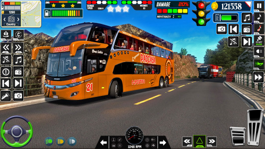 اسکرین شات بازی Euro City Bus Games Simulator 4