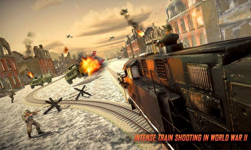 اسکرین شات بازی Army Train Shooter: Train Game 5