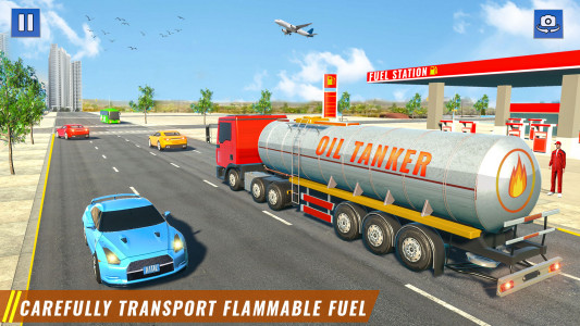 اسکرین شات بازی Real Truck Oil Tanker Games 1