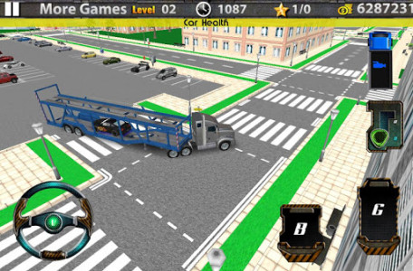 اسکرین شات بازی 3D Car transport trailer truck 4