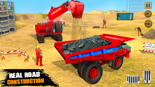 اسکرین شات برنامه City Road Construction Games 3