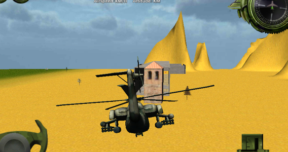 اسکرین شات بازی Combat helicopter 3D flight 1