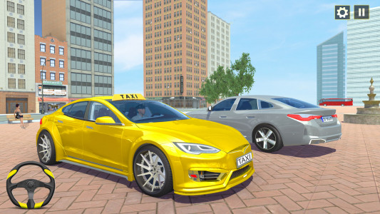 اسکرین شات 3 بازی Taxi Simulator : Taxi Games 3D
