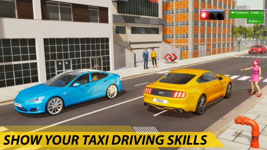 اسکرین شات 6 بازی Taxi Simulator : Taxi Games 3D