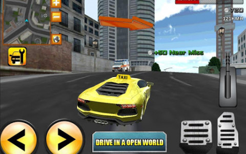 اسکرین شات بازی Crazy Driver Taxi Duty 3D 1