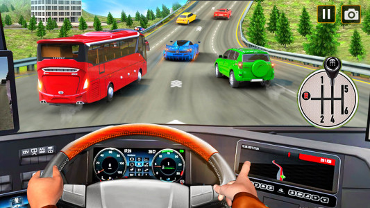 اسکرین شات بازی City Coach Bus Driving Game 1