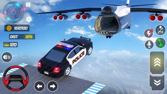 اسکرین شات بازی Crazy Car Stunt: Ramp Car Game 4