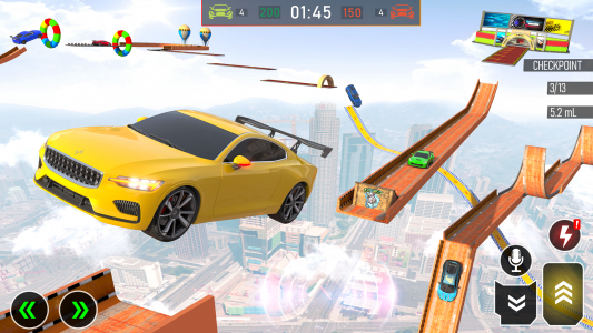 اسکرین شات بازی Crazy Car Stunt: Ramp Car Game 4