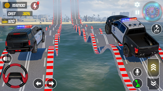 اسکرین شات بازی Crazy Car Stunt: Ramp Car Game 5