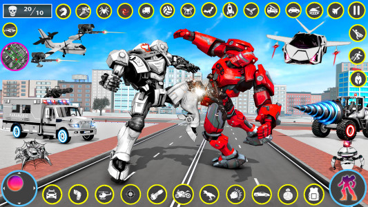 اسکرین شات بازی Ambulance Robot Transform Game 2