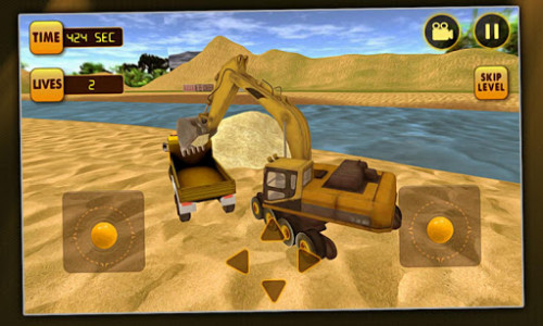 اسکرین شات بازی Excavator Simulator River Sand 4