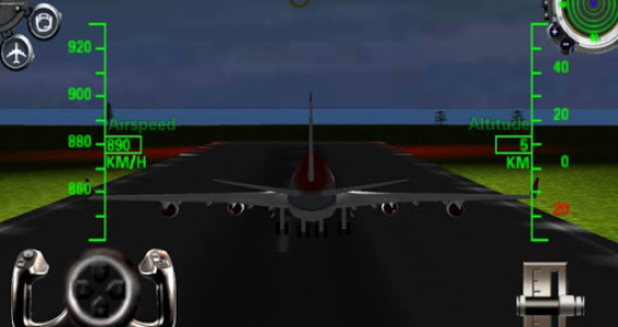 اسکرین شات بازی 3D Airplane flight simulator 2 7