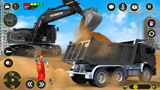 اسکرین شات بازی Heavy Excavator Simulator Game 1