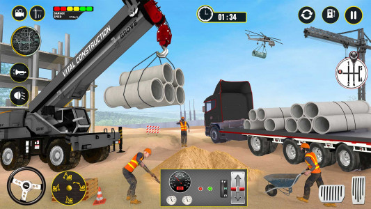 اسکرین شات بازی Heavy Excavator Simulator Game 6
