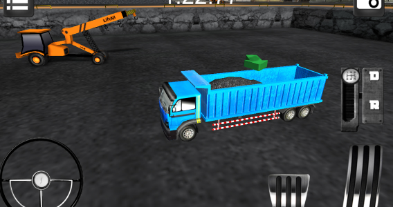 اسکرین شات بازی Heavy dump truck 3D parking 3