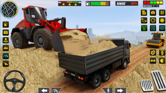 اسکرین شات 3 بازی City Road Construction Sim 3D