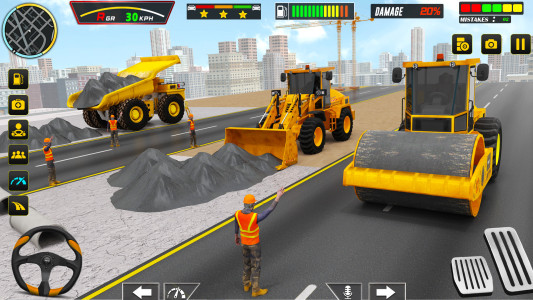 اسکرین شات 2 بازی City Road Construction Sim 3D