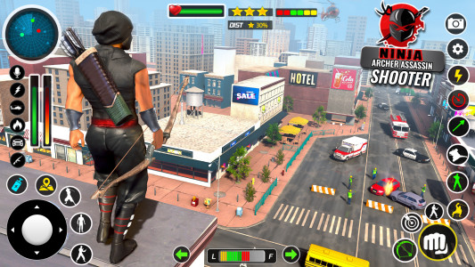 اسکرین شات بازی Ninja Archer Assassin Shooter 1