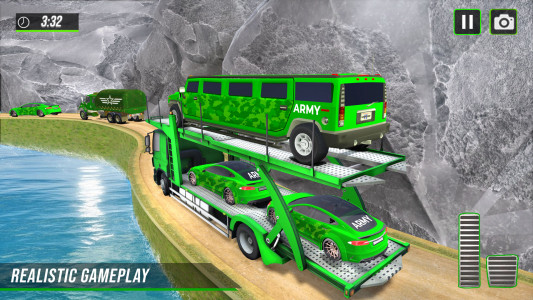 اسکرین شات بازی Army Transport Truck Wala Game 1