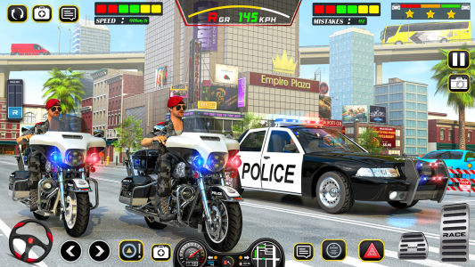 اسکرین شات بازی Bike Chase 3D Police Car Games 8
