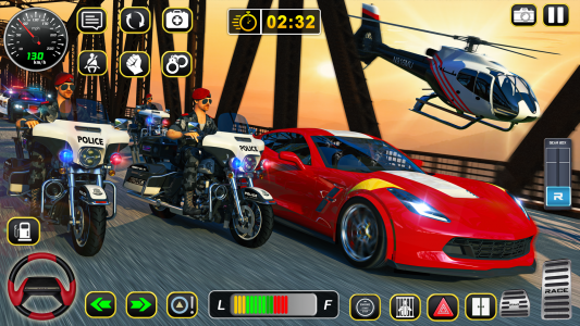 اسکرین شات بازی Bike Chase 3D Police Car Games 4