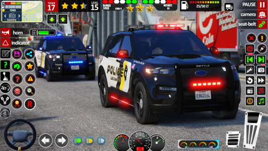 اسکرین شات برنامه Police Car - Driving School 3D 7