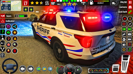 اسکرین شات برنامه Police Car - Driving School 3D 3