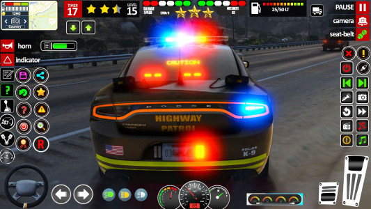 اسکرین شات برنامه Police Car - Driving School 3D 1