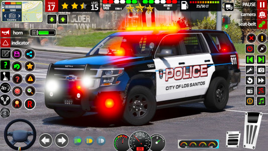 اسکرین شات برنامه Police Car - Driving School 3D 4