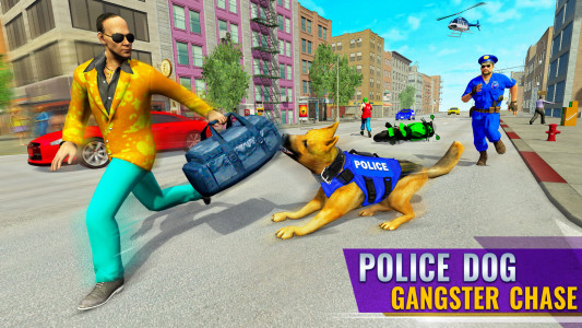 اسکرین شات برنامه US Police Dog Crime Chase Game 4