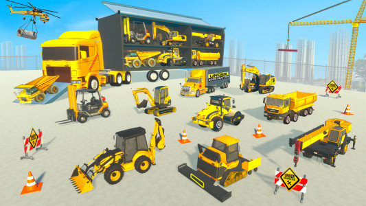 اسکرین شات بازی Construction Vehicle Transport 3